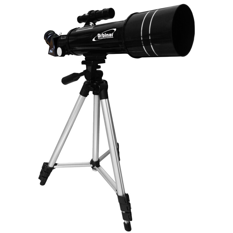 Orbinar 400/70 Reise Teleskop + Rucksack Spektiv Refraktor Fernrohr Astronomie (leichte Gebrauchsspuren)