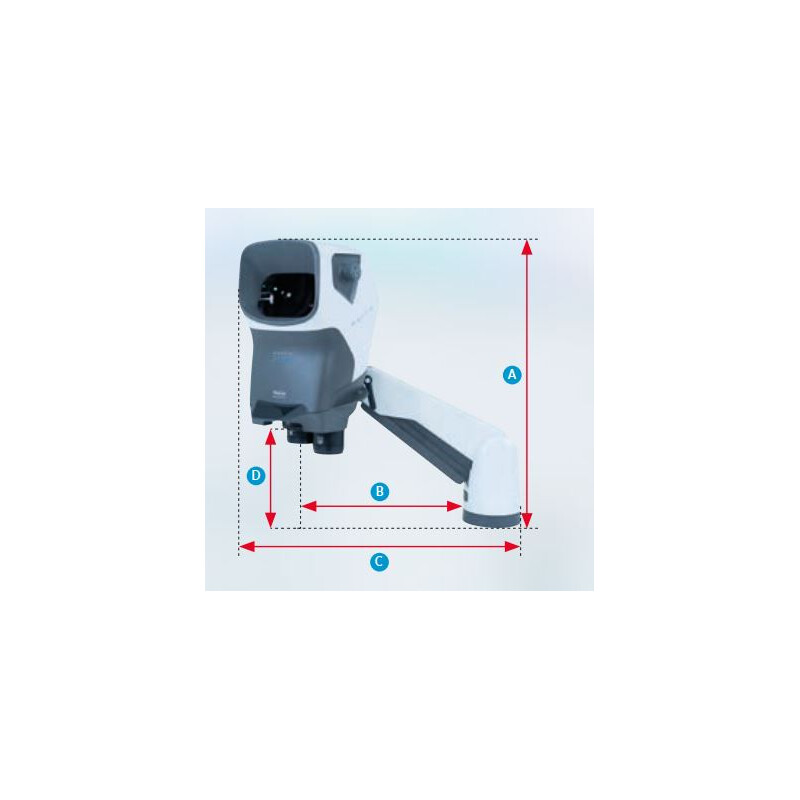 Vision Engineering MANTIS ERGO stereo microscope with "Verso universal stand" (without lenses) SMR200