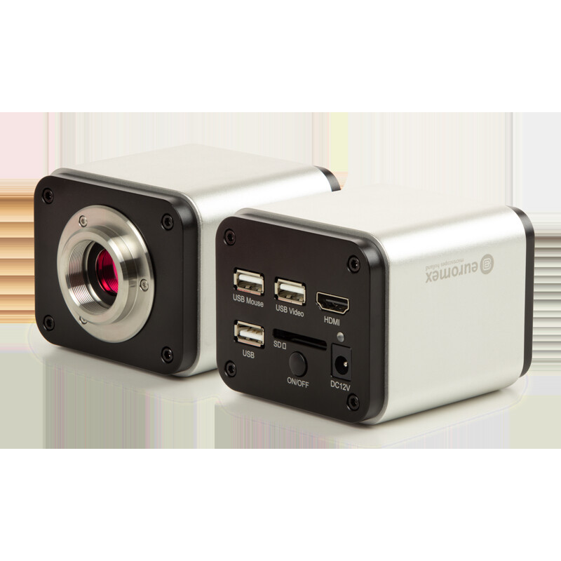 Euromex Camera VC.3043 HDS, UHD, 8.3 MP, 1/1.8-inch, 4K colour sensor, 13-inch touchscreen, 30fps HDMI, 20fps USB