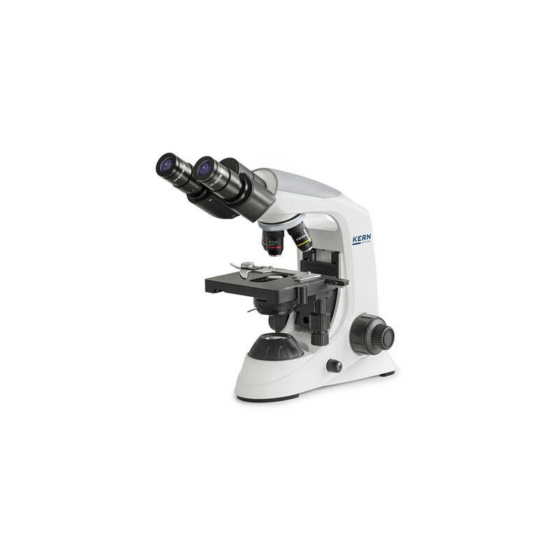 Kern Microscope Bino Achromat 4/10/40/100, HWF10x18, 3W LED, OBE 132