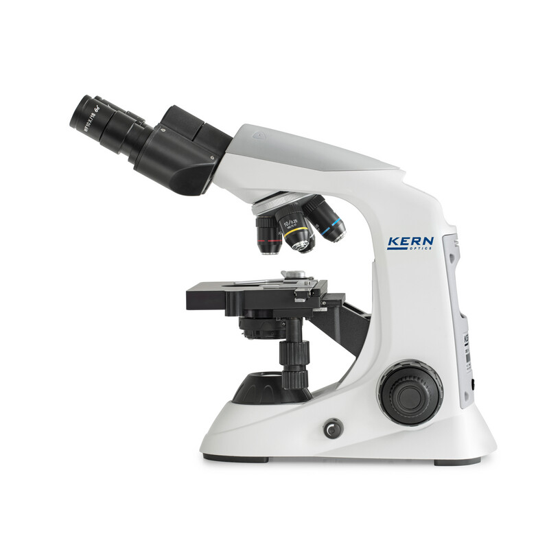 Kern Microscope Bino Achromat 4/10/40/100, HWF10x18, 3W LED, OBE 132
