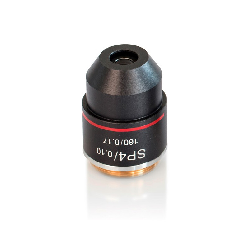 Kern Objective, OBB-A1562, e-plan, achromatic, 4x/0.1, w.d. 14.5mm, anti-fungus