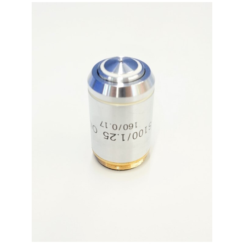 Kern Objective Lenses, OBB-A3207, achro, 100x/1.25, oil, spring-loaded, w.d. 0.2mm