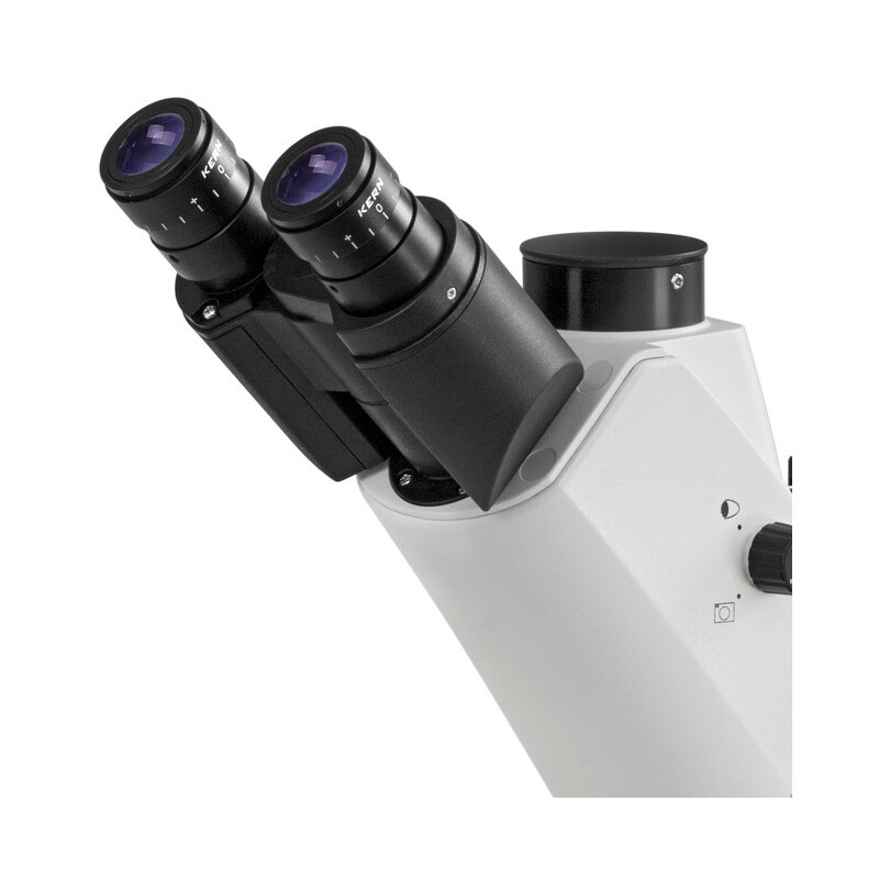 Kern Inverted microscope OCM 167, FL, PH, trino, Abbe-N.A.-0,3-Condensor fix, 10x-40x, Al, Dl, 5W LED