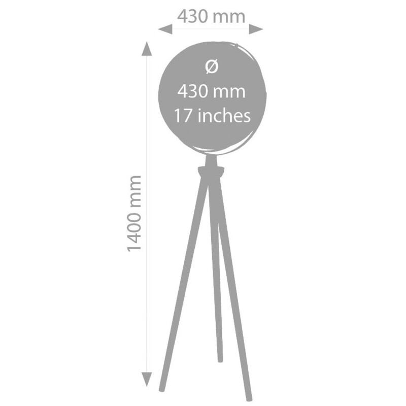 TROIKA Floor globe Sputnik 43cm