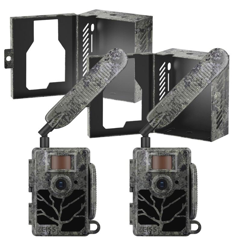 ZEISS Wildlife camera Set Secacam 5 & metal casing (pack of 2)