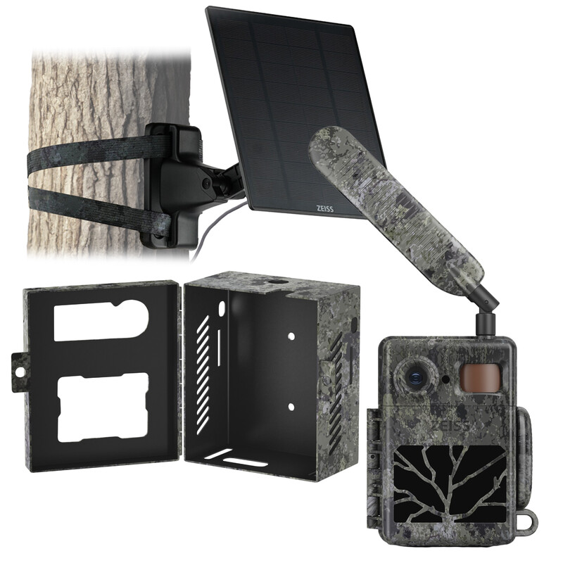ZEISS Wildlife camera Set Secacam 7 & metal casing & solar panel