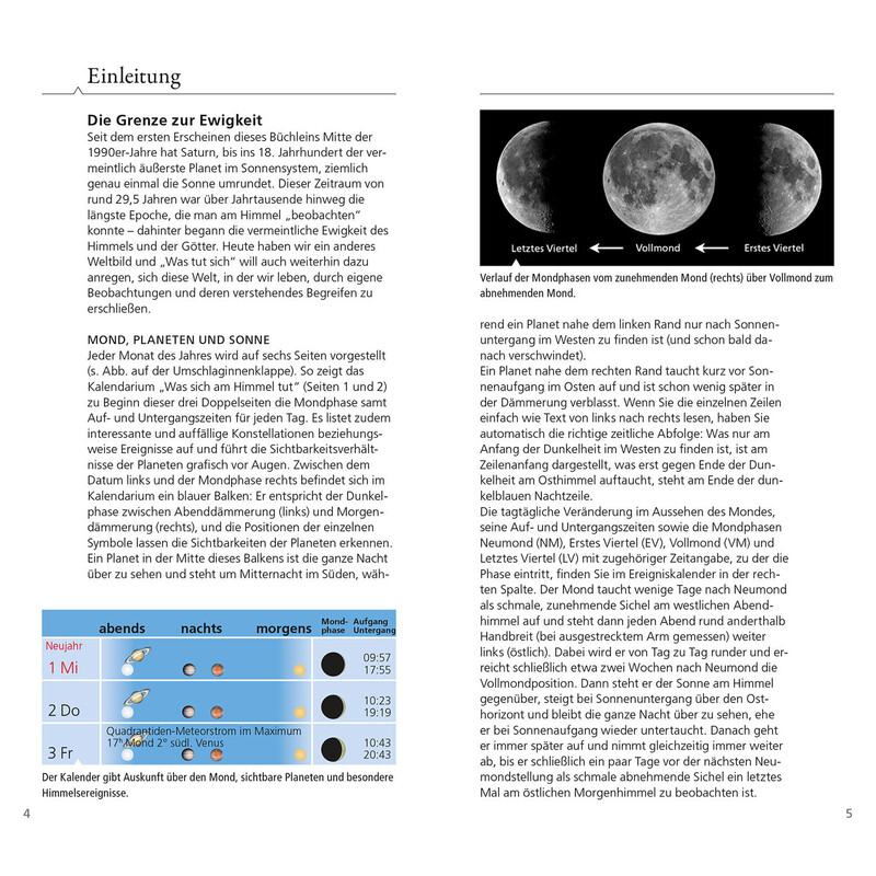 Kosmos Verlag Almanac Was tut sich am Himmel 2025