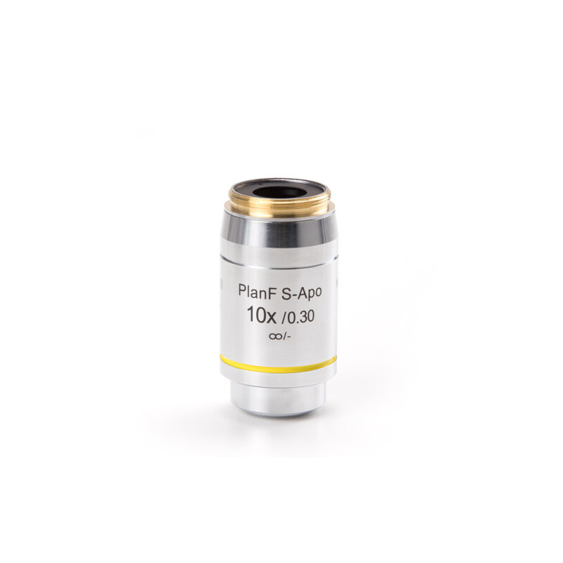 Euromex Objective, AX.7310, Infinity EIS 60 mm, semi-plan Pli- Apo Fluarex 10x/0.3, M25, 15.3 mm