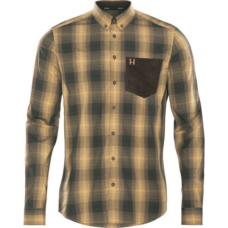 Härkila Akkan Shirt, Yellow/Black size XXL