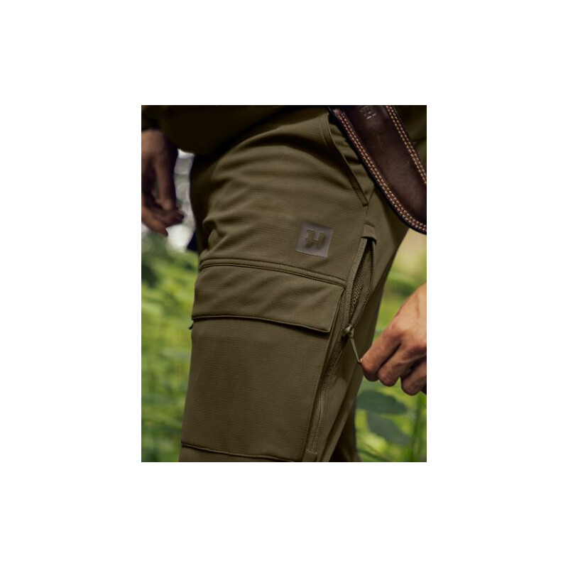 Härkila Deer Stalker Light Trousers, Willow green/Shadow brown, size 52