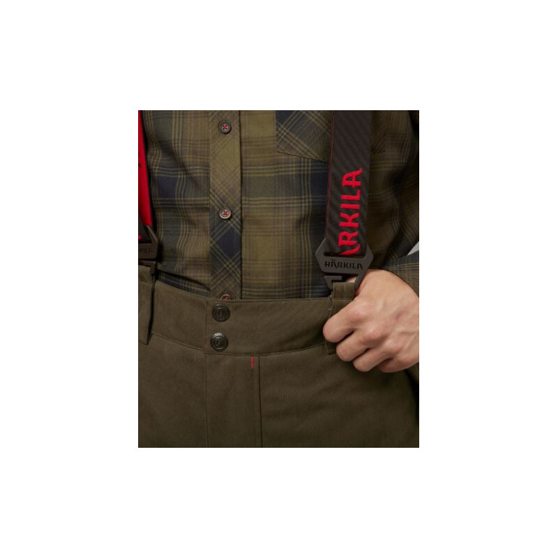 Härkila Driven Hunt HWS Insulated Trousers, Willow Green, size 52