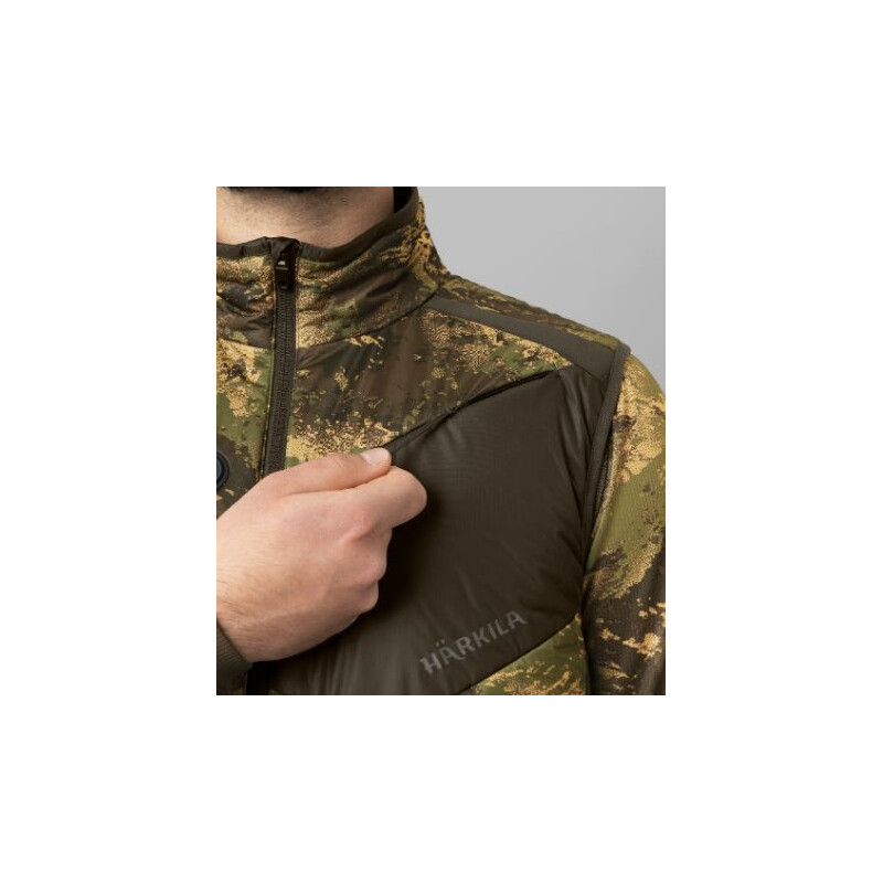Härkila Heating Vest Camo, AXIS MSP®Forest green, size S