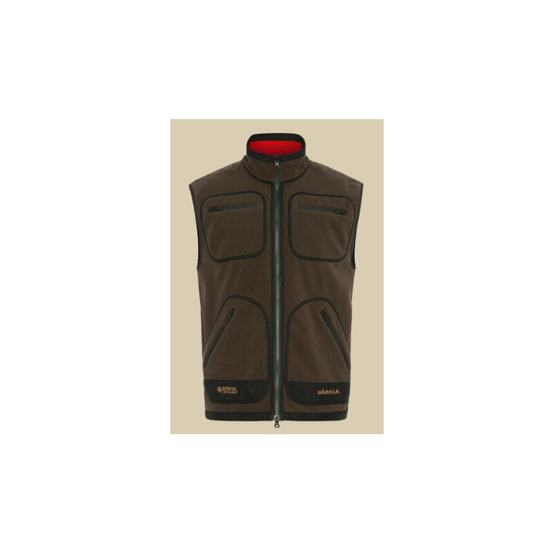 Härkila Kamko fleece vest, brown/red, size M