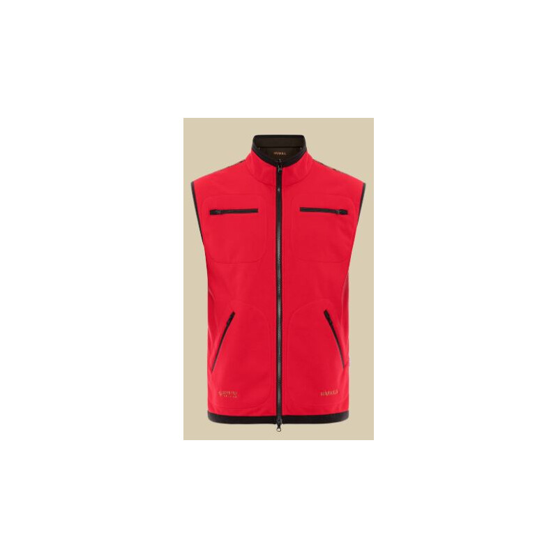 Härkila Kamko fleece vest, brown/red, size M