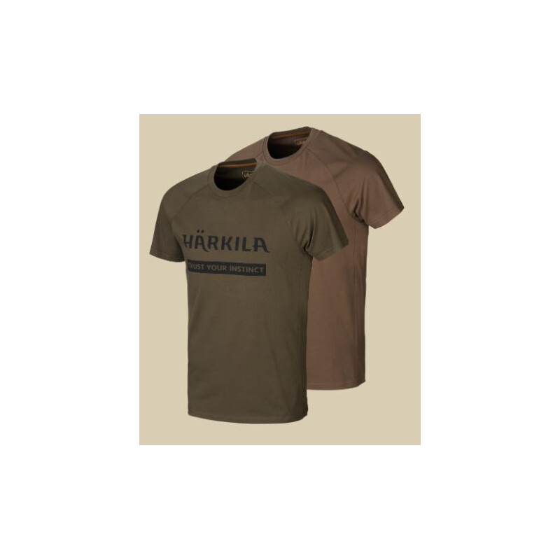 Härkila Logo T-Shirt 2-pack ASDO size L