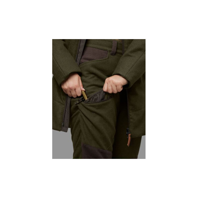 Härkila Metso Winter Trousers for Women, Willow Green/Shadow Brown, Size 38