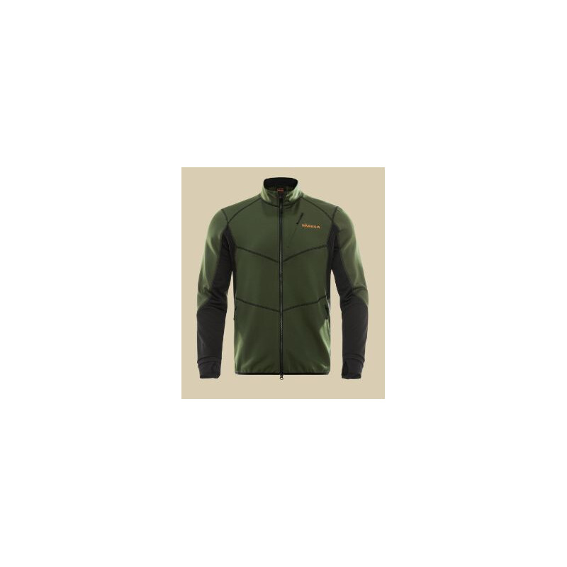Härkila Scandinavian fleece jacket, Duffel green/black, size XXL