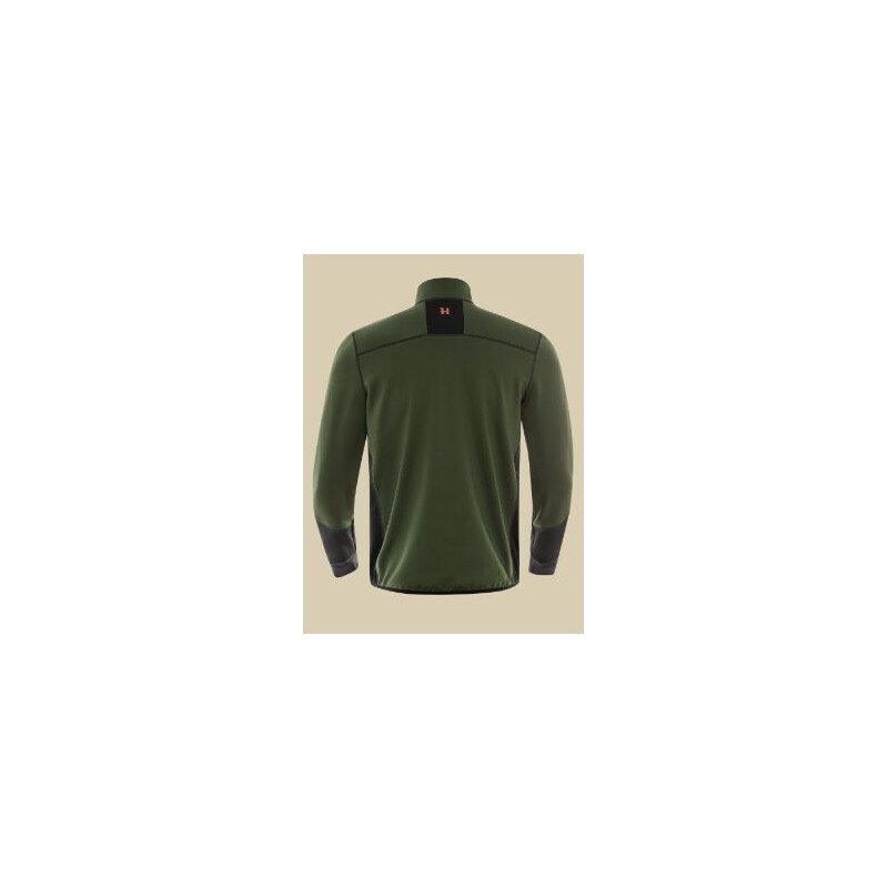 Härkila Scandinavian fleece jacket, Duffel green/black, size XXL