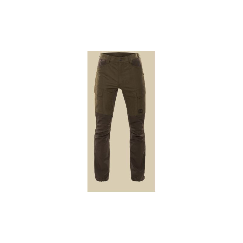 Härkila Scandinavian trousers, Willow green/Deep brown, size 50