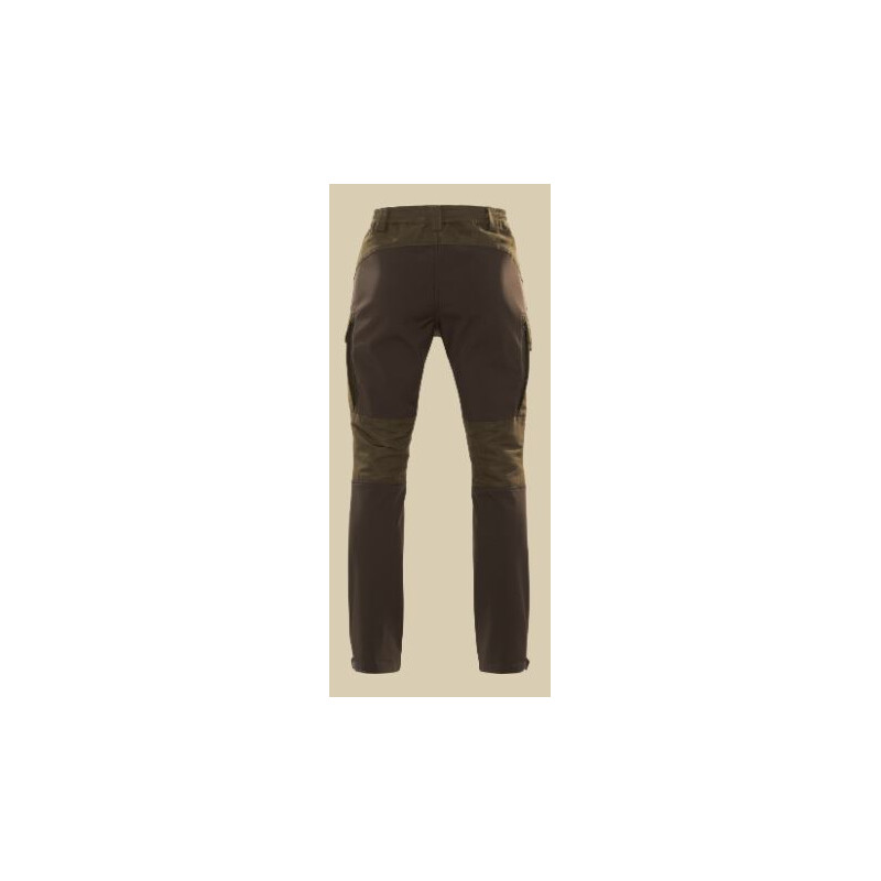 Härkila Scandinavian trousers, Willow green/Deep brown, size 50
