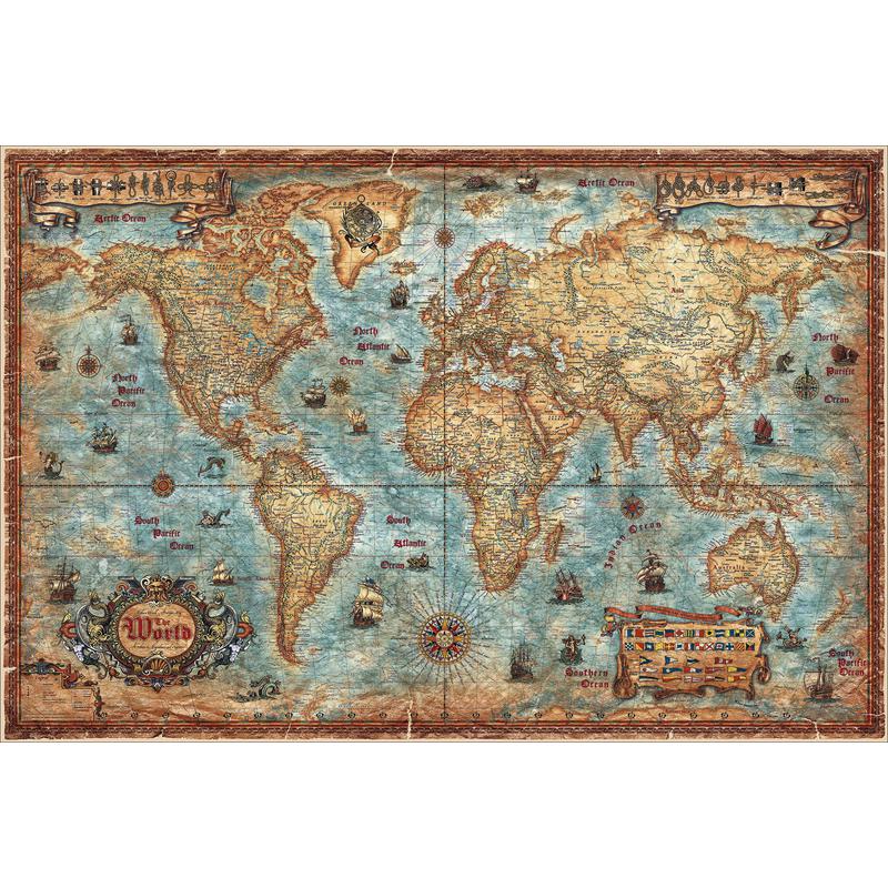 RayWorld Decay World Antique map