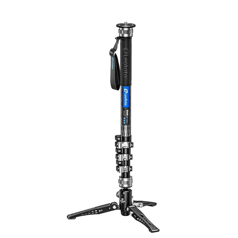 Leofoto Carbon monopod MF-324C + VD-04 pan-and-tilt foot