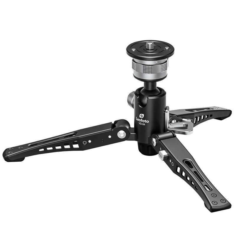 Leofoto Carbon monopod MF-324C + VD-04 pan-and-tilt foot