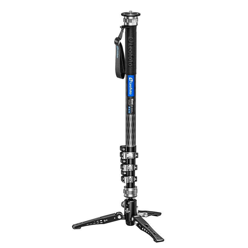 Leofoto Carbon Monopod MF-324CL + Pan-Tilt Head VD-04