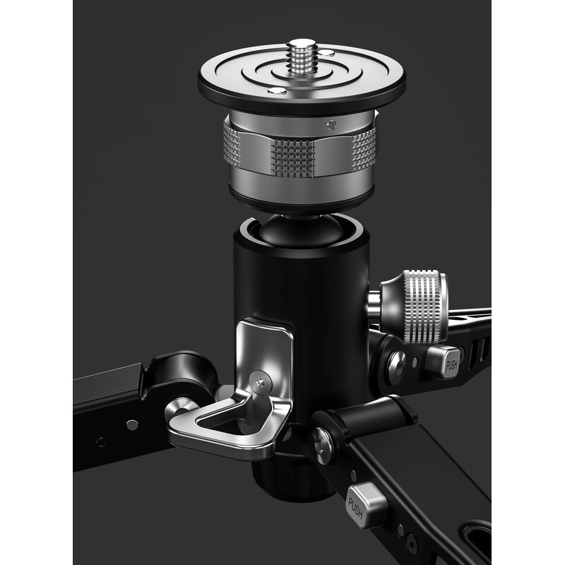 Leofoto Carbon monopod MF-324CL + VD-04 pan-tilt foot + BV-10 video tilt head