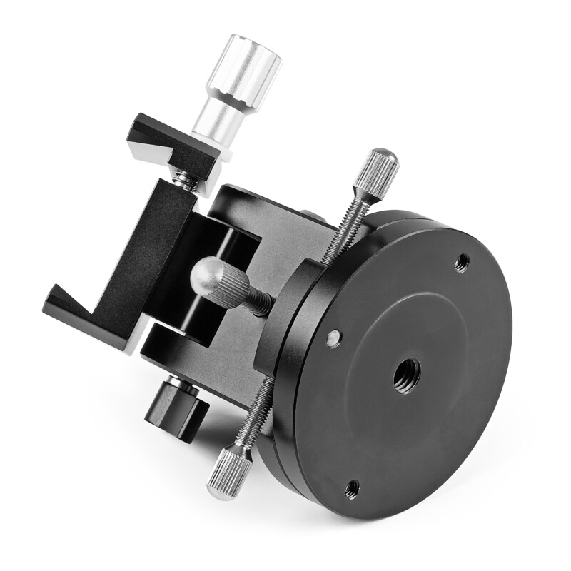 Omegon Mount Segugio Tracker Set mit Kugelkopf, Deluxe Polhöhenwiege und Polsucher