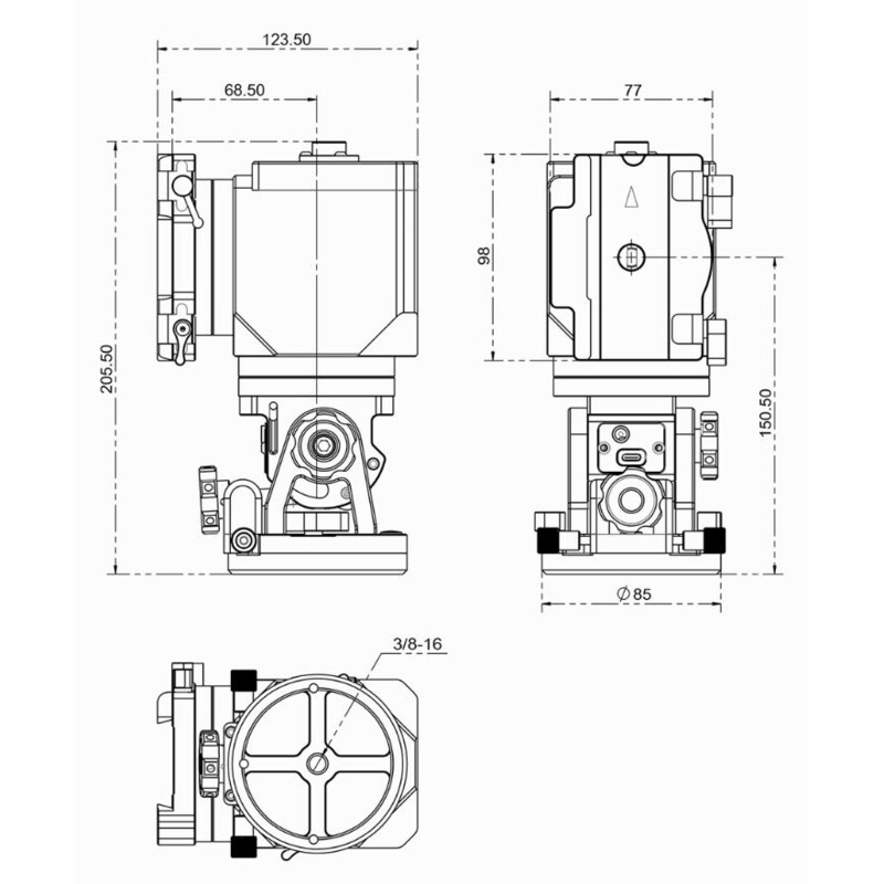 iOptron Mount HAE18C Dual AZ/EQ