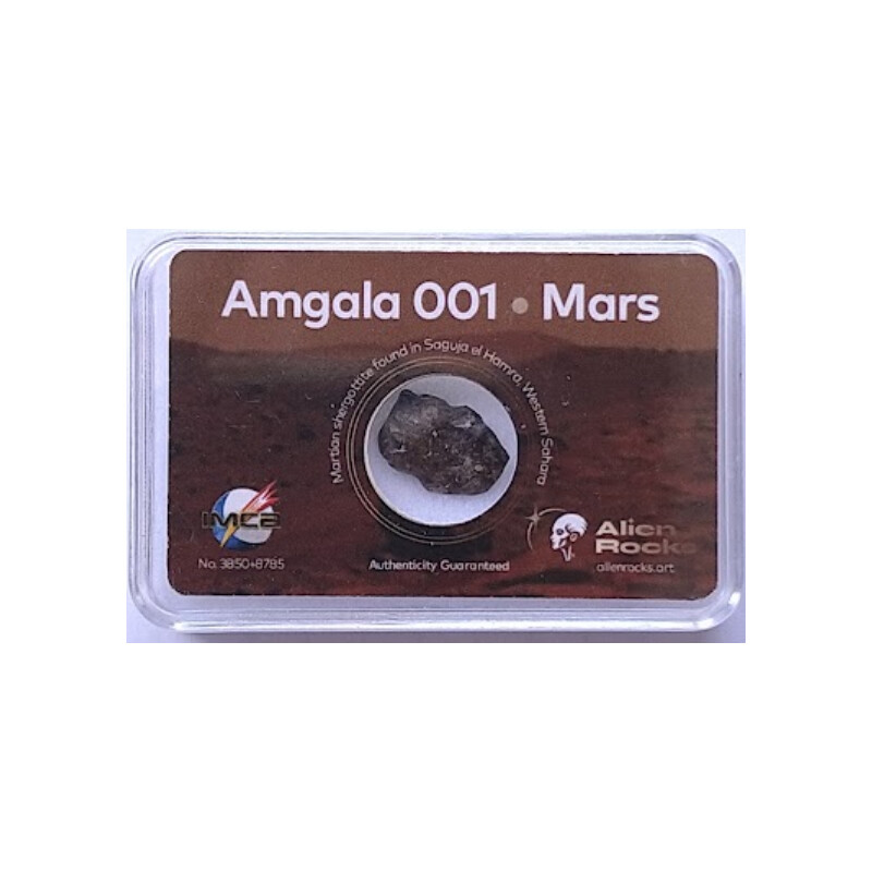 Alien Rocks Amgala 001 Martian Meteorites 0.7 - 0.99 grams