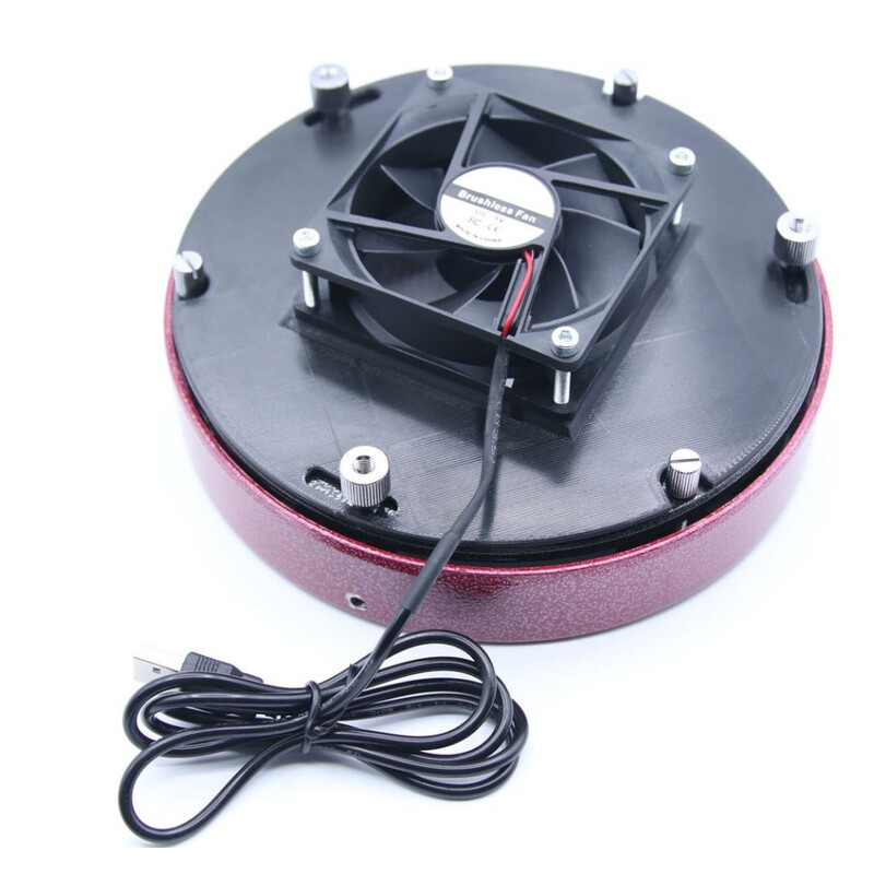 Astroprints Mirror cover for GSO and TS Optics ONTC Newton 6" primary mirror cell incl. 5V USB fan