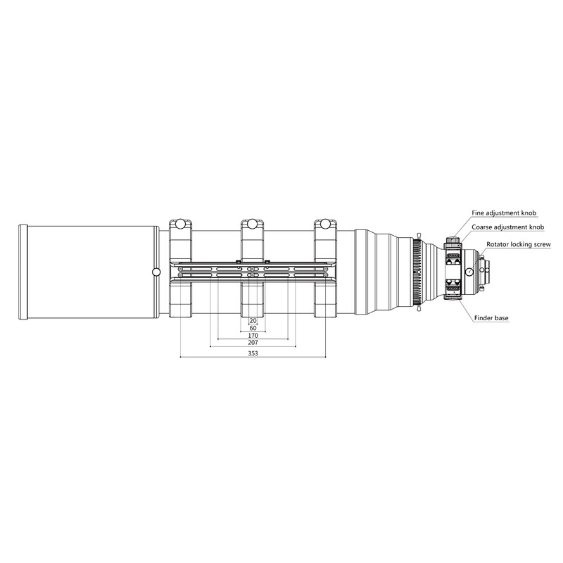 Askar Apochromatic refractor AP 203/1421 OTA