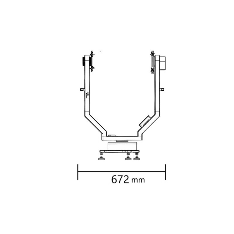 iOptron Mount HAZ130 Strain Wave Alt-AZ
