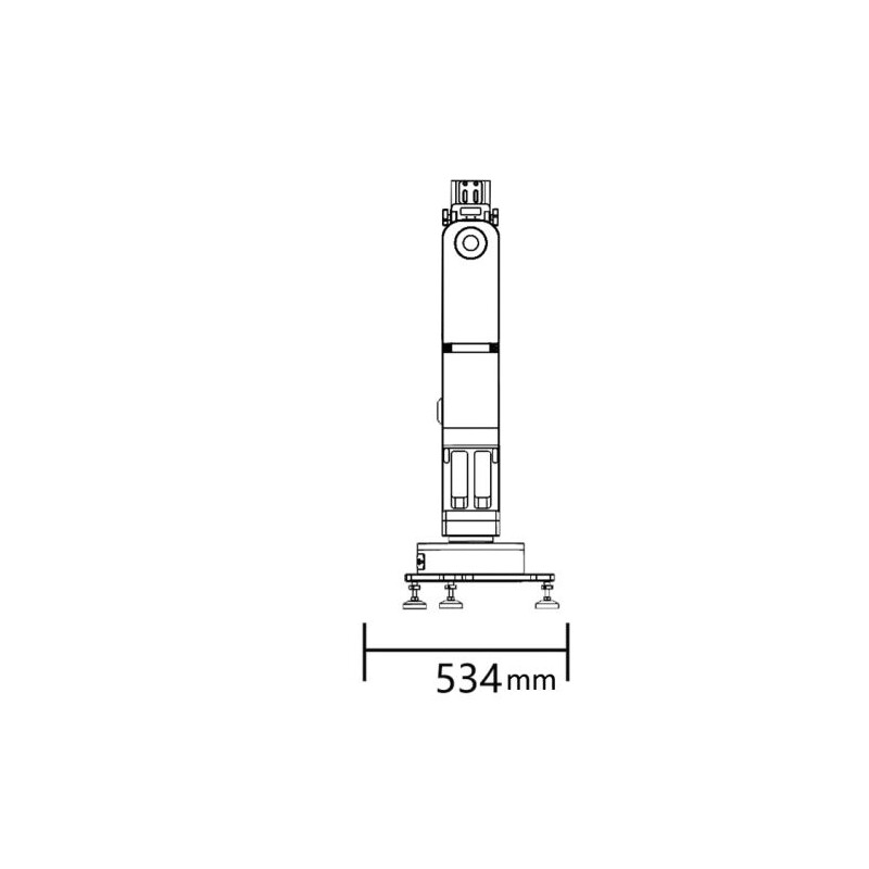 iOptron Mount HAZ130 Strain Wave Alt-AZ RC16