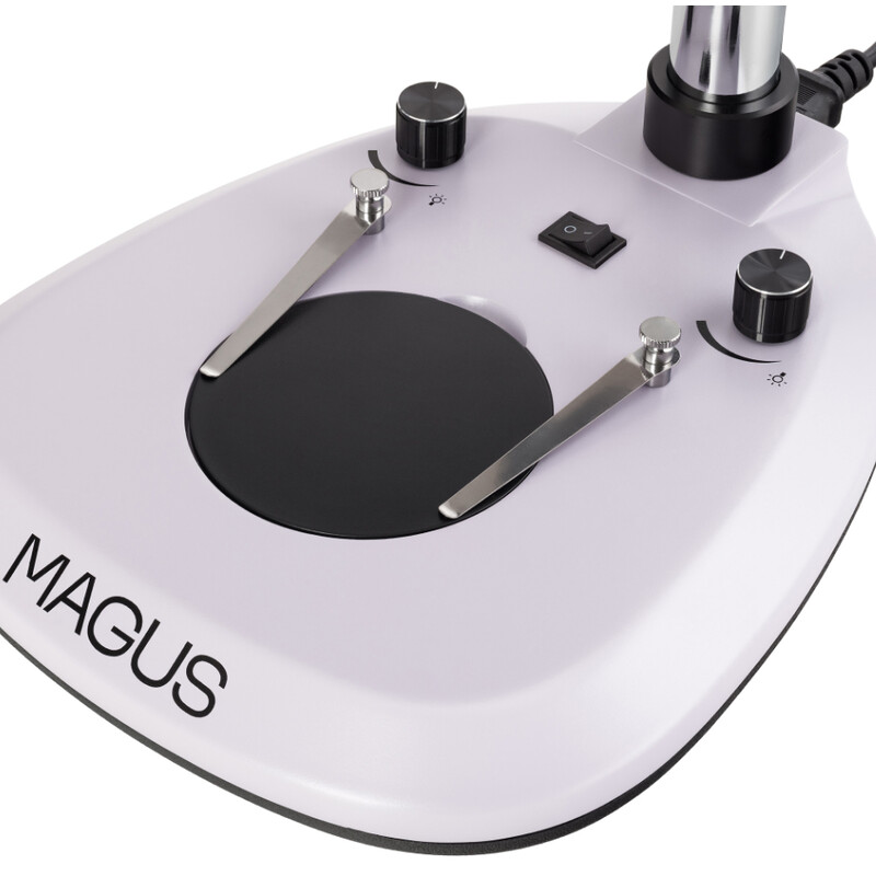 MAGUS Stereo zoom microscope 8T 6.5x-55x trino Greenough 3W LED
