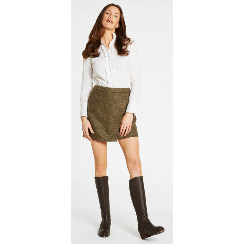 Dubarry of Ireland Tweed skirt Buckthorn Heath 38