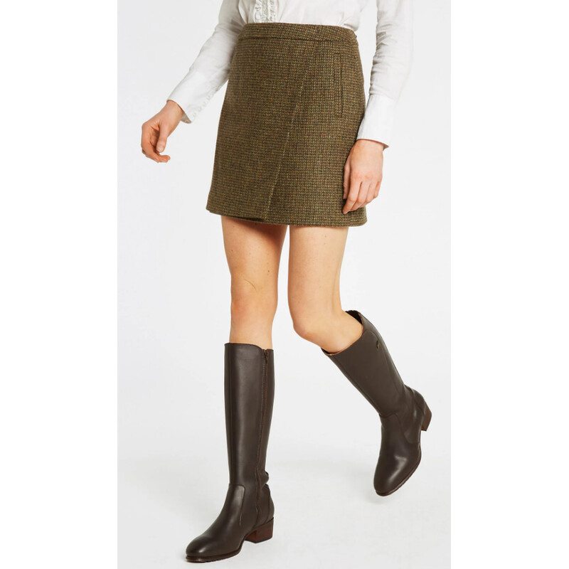 Dubarry of Ireland Buckthorn Heath tweed skirt 40