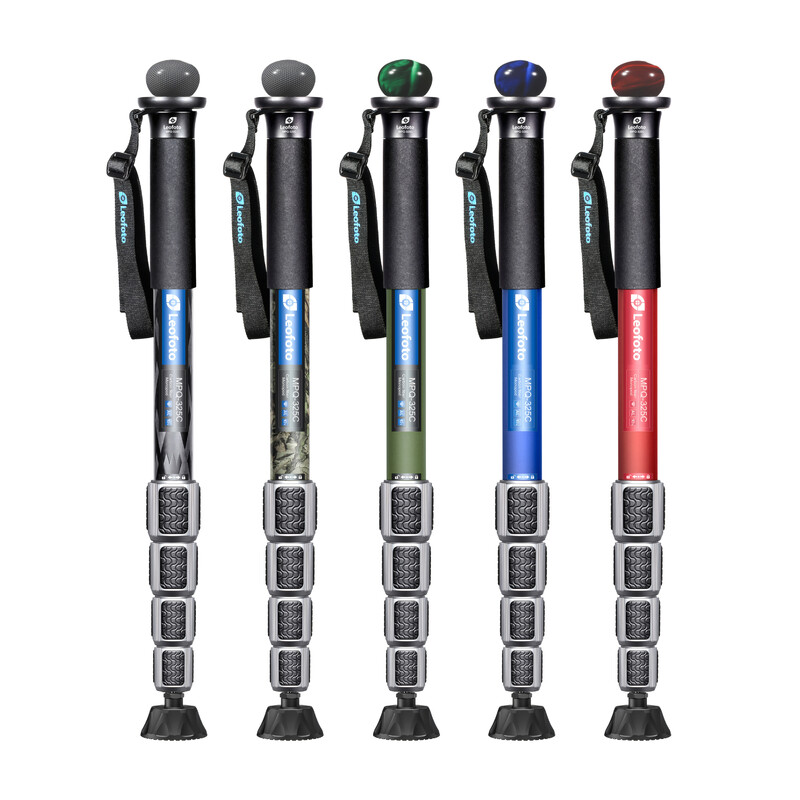 Leofoto Carbon monopod MPQ-325C+CHG-01+SC-70 camouflage