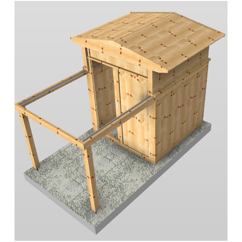 Dome Parts GreenLine MS-20 observatory with rolling roof