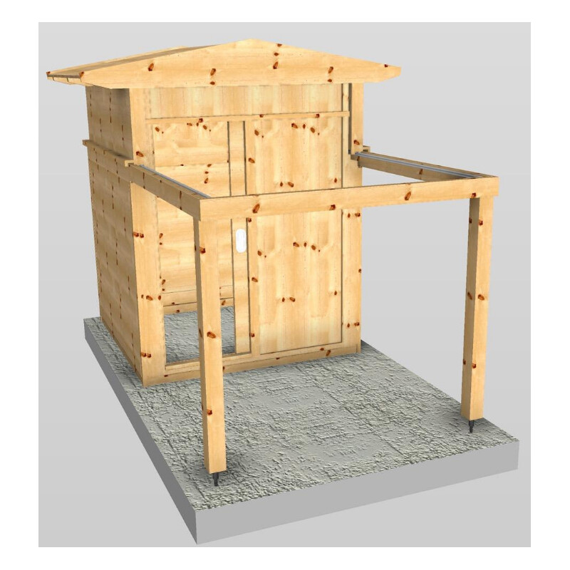 Dome Parts GreenLine MS-20 observatory with rolling roof
