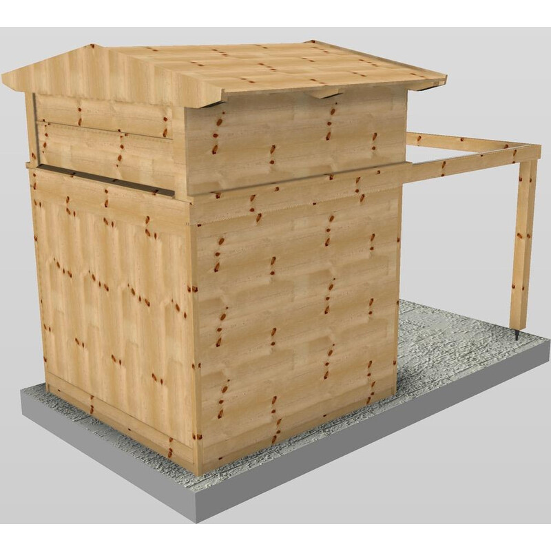 Dome Parts GreenLine MS-20 observatory with rolling roof
