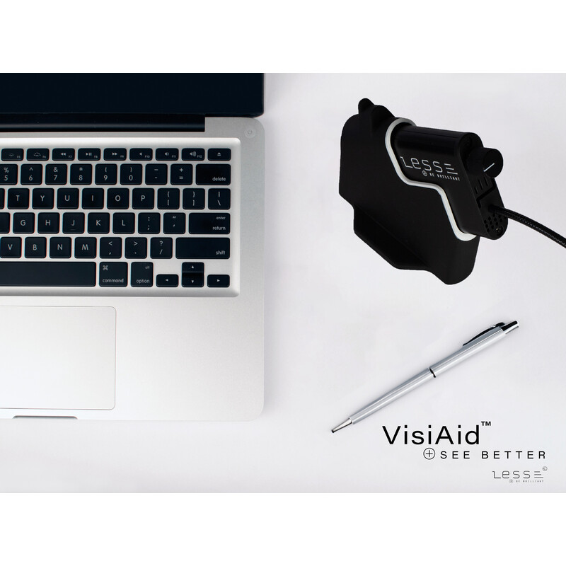 LESS VisiAid, Illuminated Glasses, Complete Set, Desktop