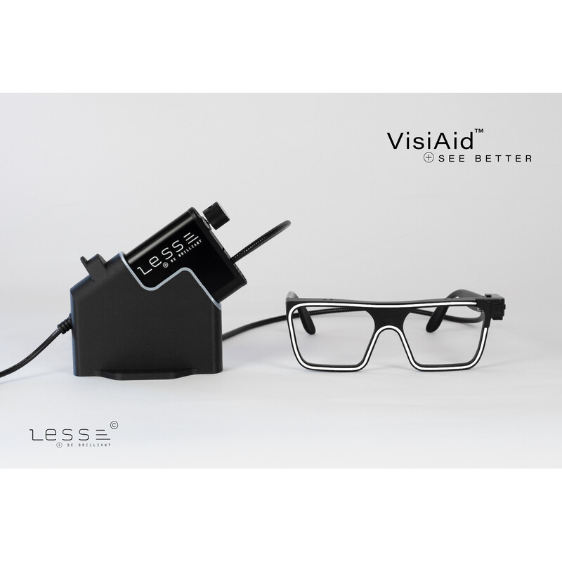 LESS VisiAid, Illuminated Glasses, Complete Set, Desktop & Mobile