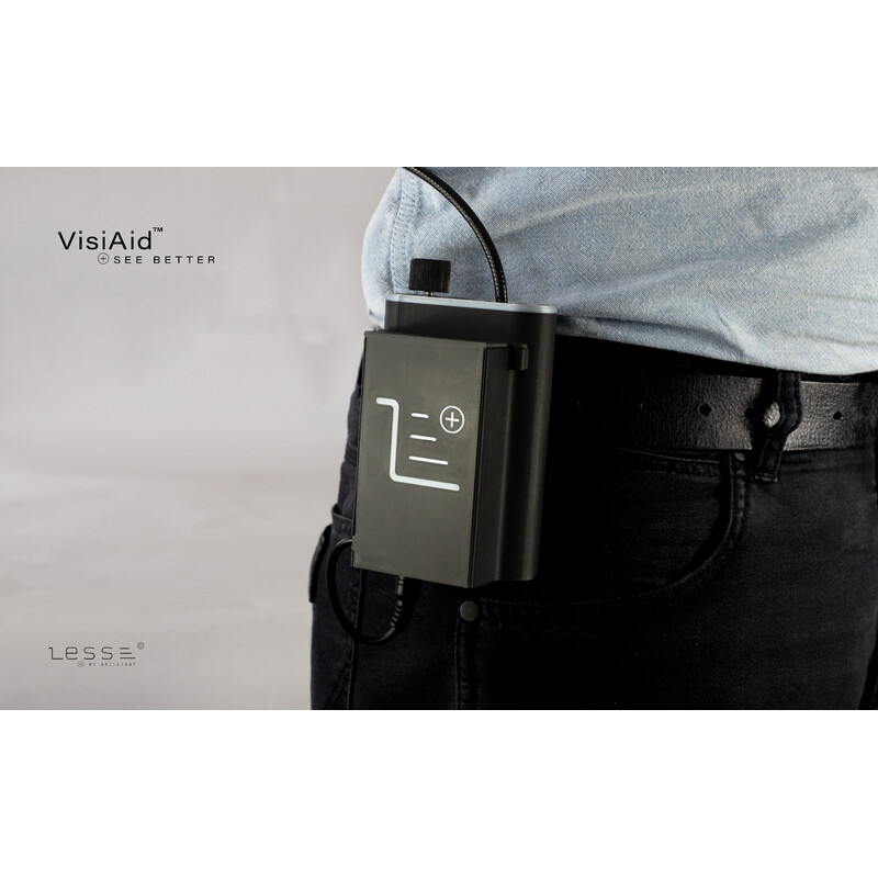 LESS VisiAid, Illuminated Glasses, Complete Set, Desktop & Mobile