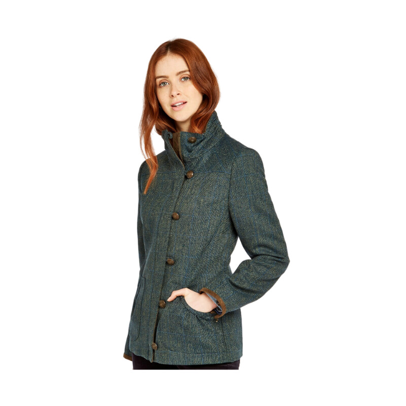 Dubarry of Ireland Bracken 89 Mist size 38 tweed jacket