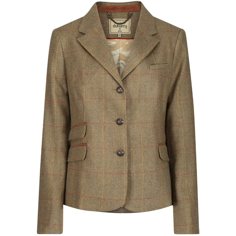 Dubarry of Ireland Buttercup Elm tweed jacket, size 40
