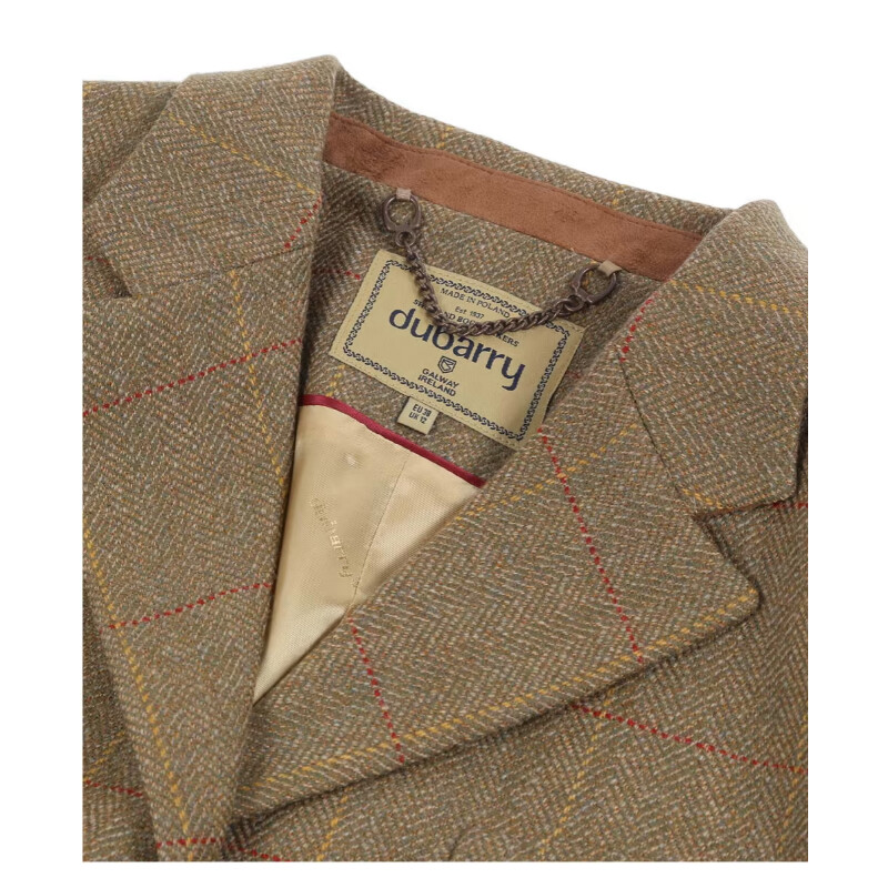 Dubarry of Ireland Buttercup Elm tweed jacket, size 40